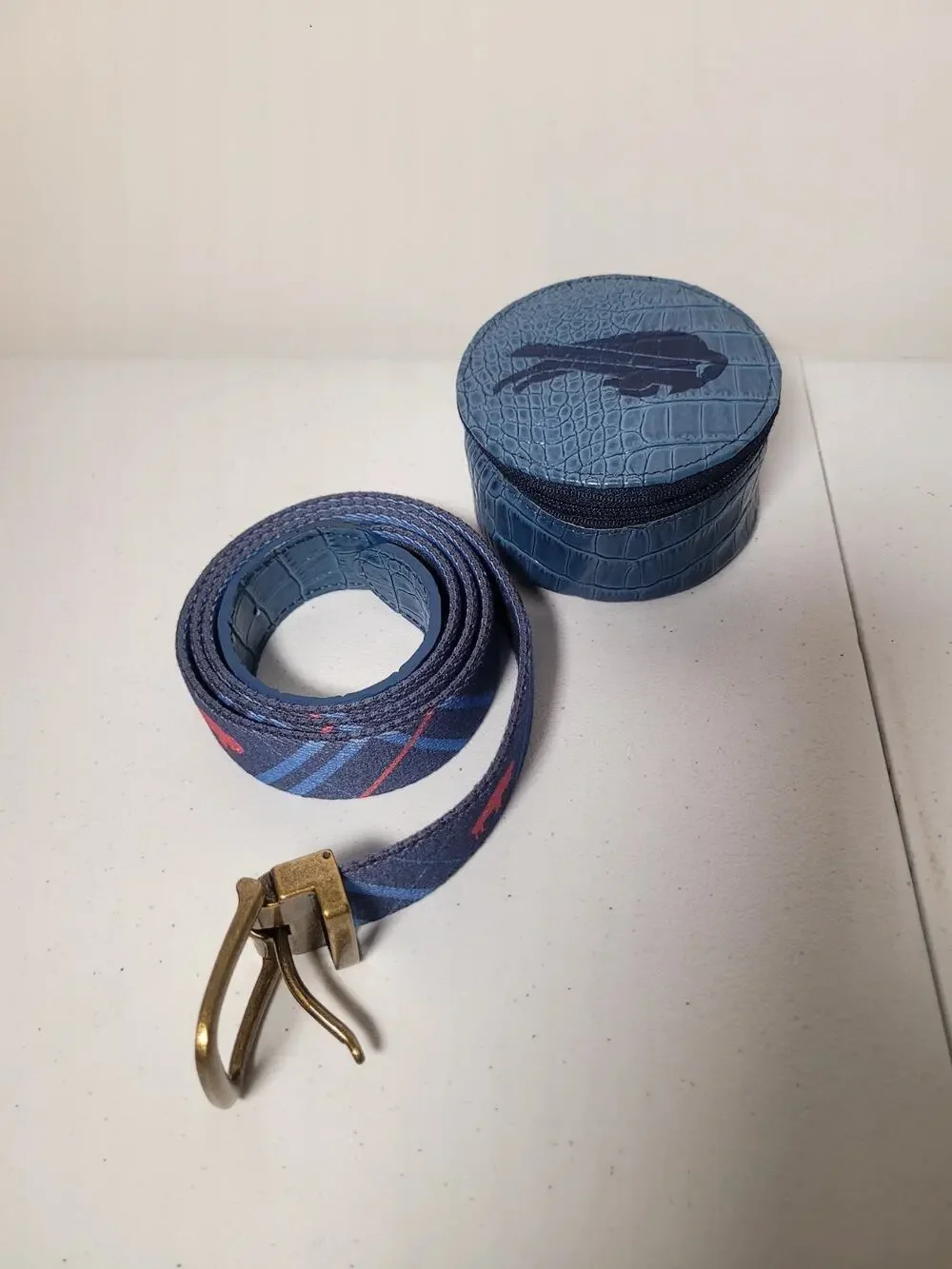 Reversible NFL Buffalo Bills Belt w/ Case| Preppy Academia Fanbase Country Style
